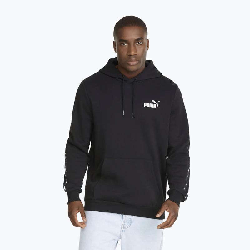 Sweatshirt Hoodie Herren PUMA Essentials+ Tape puma black