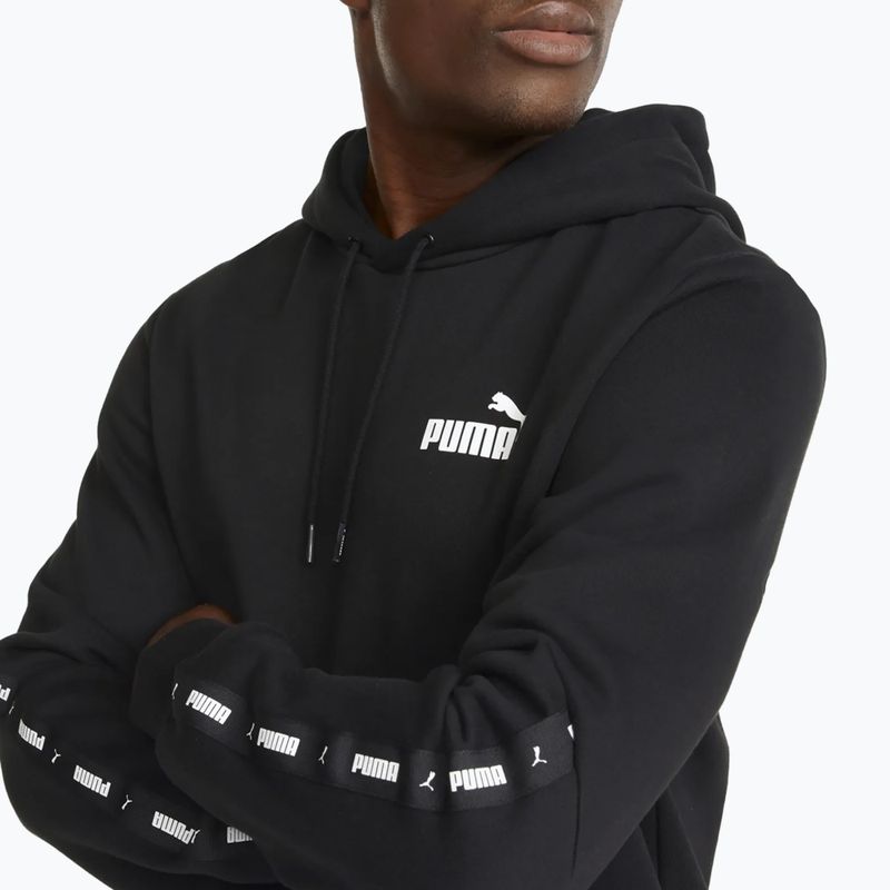 Sweatshirt Hoodie Herren PUMA Essentials+ Tape puma black 4