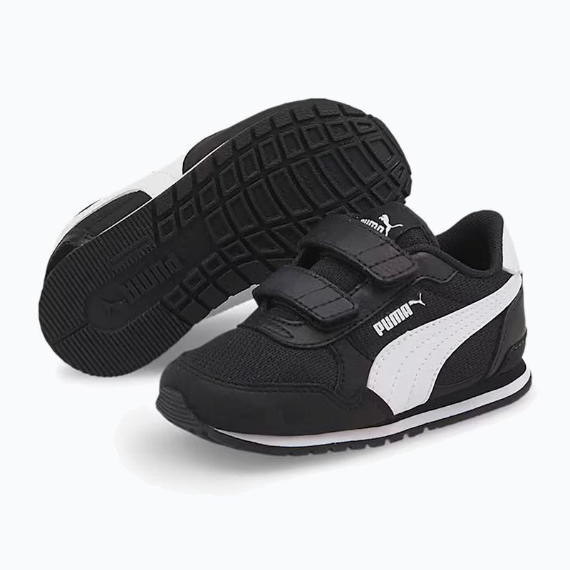 PUMA ST Runner v3 Mesh V Inf Kinderschuhe puma schwarz/puma weiß 10