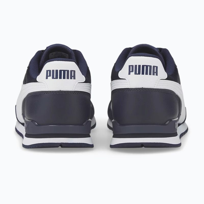 PUMA ST Runner v3 Mesh peacoat/puma weiß Schuhe 11