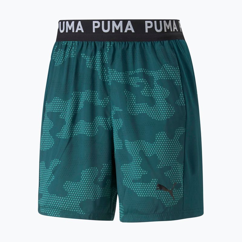 Trainingsshorts Herren PUMA Train Off Season AOP Woven 7" grün 52235924