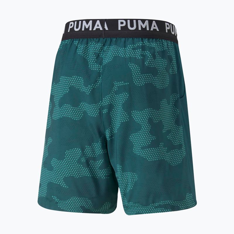 Trainingsshorts Herren PUMA Train Off Season AOP Woven 7" grün 52235924 2