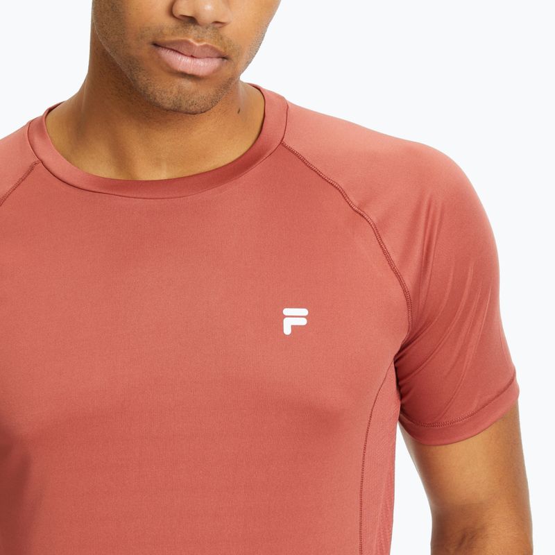 FILA Herren Ridgecrest t-shirt marsala 4