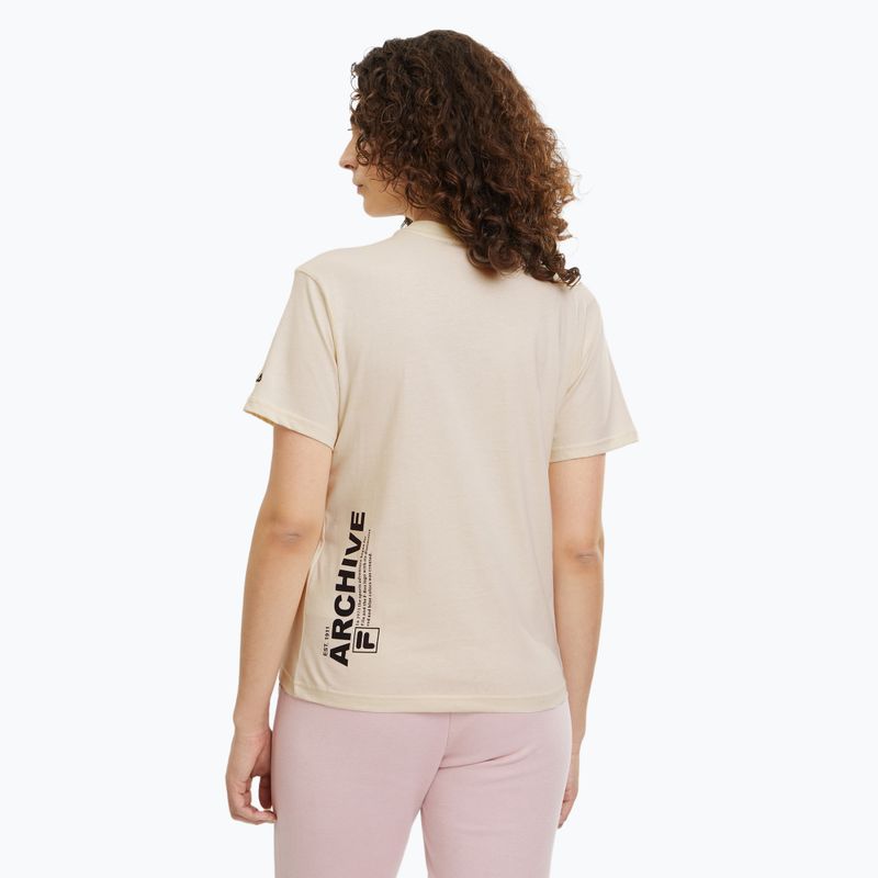FILA Damen-T-Shirt Beulich antik-weiß