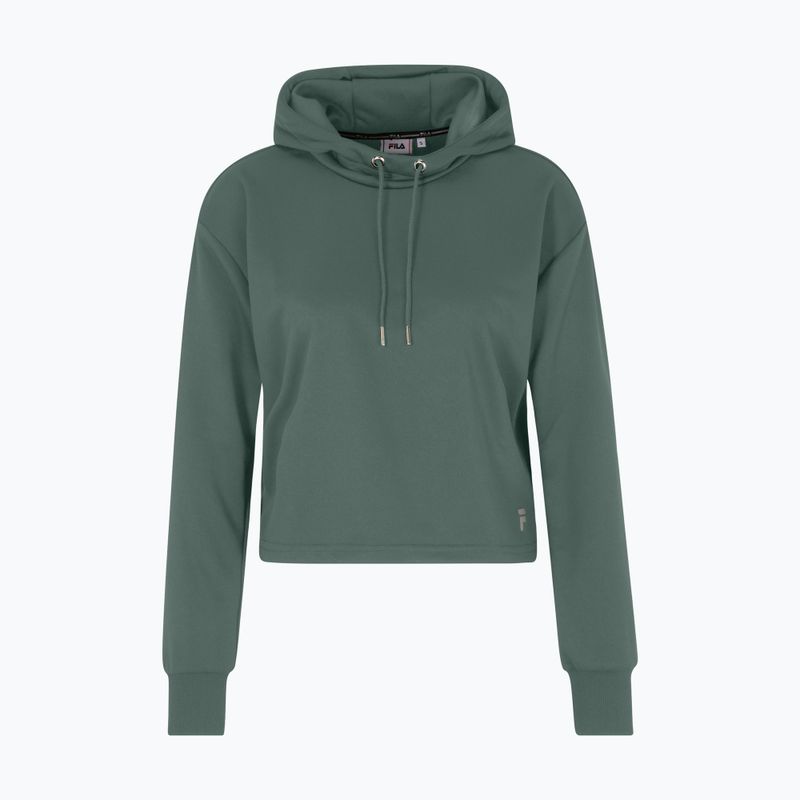 FILA Women's Sweatshirt Rheine Cropped Hoody dunkler Wald