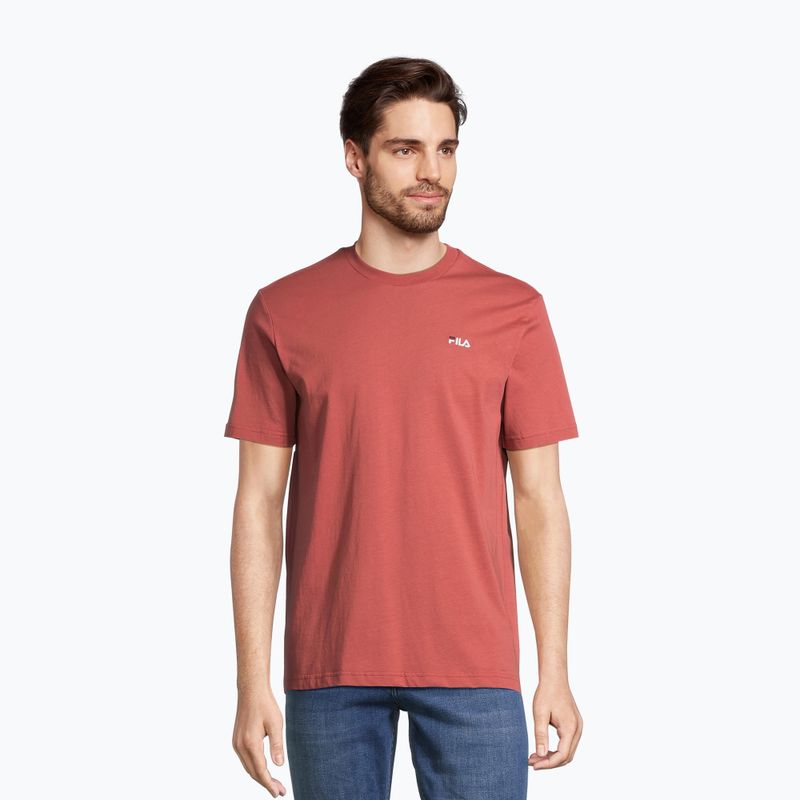 FILA Berloz Herren-T-Shirt marsala