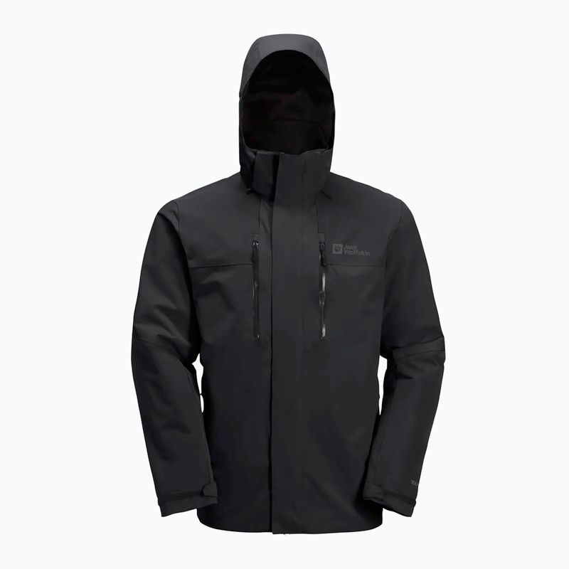 Jack Wolfskin Herren 3-in-1 Jacke Jasper 2L schwarz 8