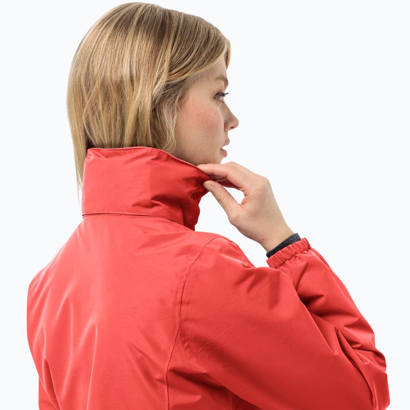 Jack Wolfskin Stormy Point 2L Damen Regenjacke vibrant rot 3