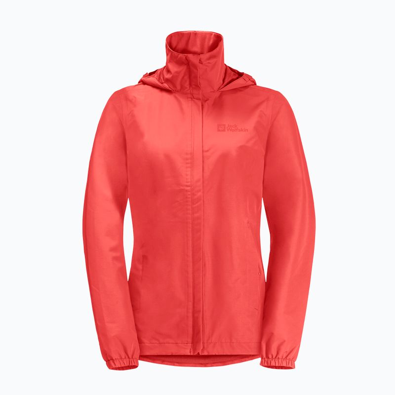 Jack Wolfskin Stormy Point 2L Damen Regenjacke vibrant rot 7