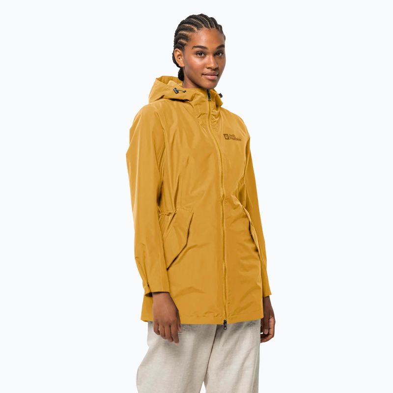 Damen mackintosh Jack Wolfskin Dakar Parka curry