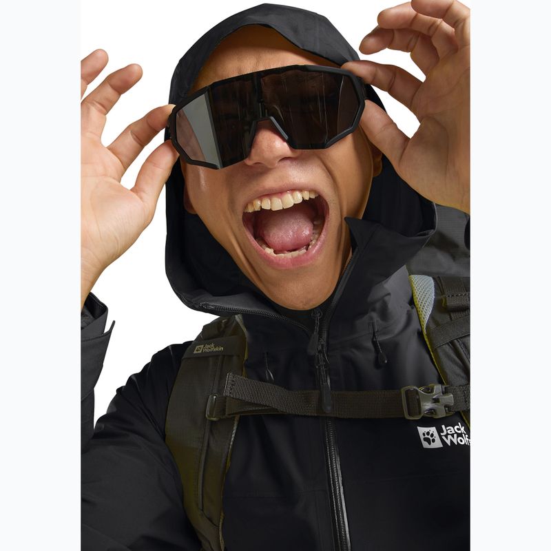 Regenjacke Herren Jack Wolfskin Highest Peak 3L black 5