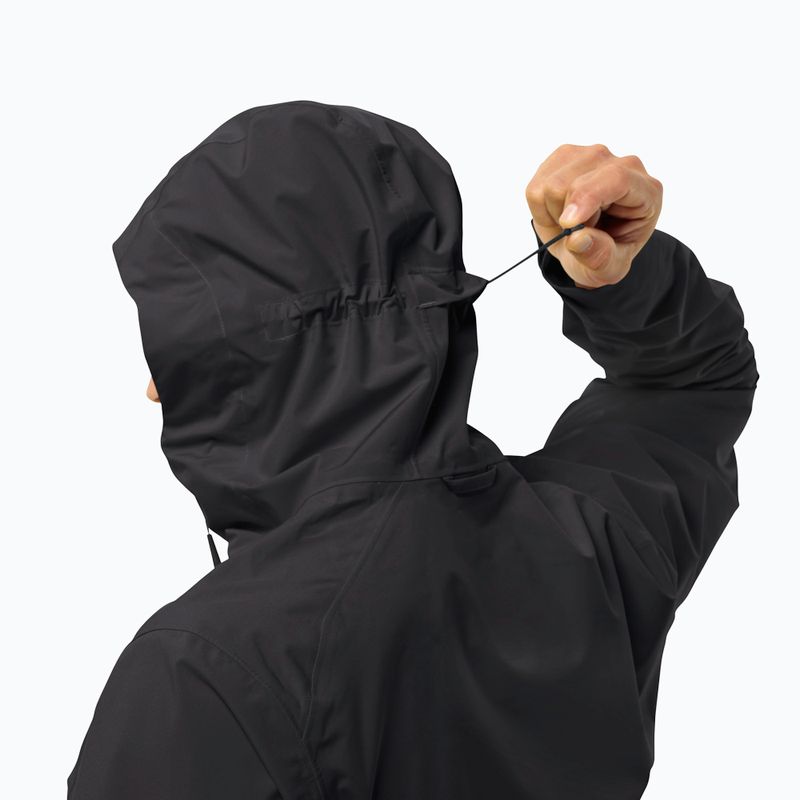 Regenjacke Herren Jack Wolfskin Highest Peak 3L black 7