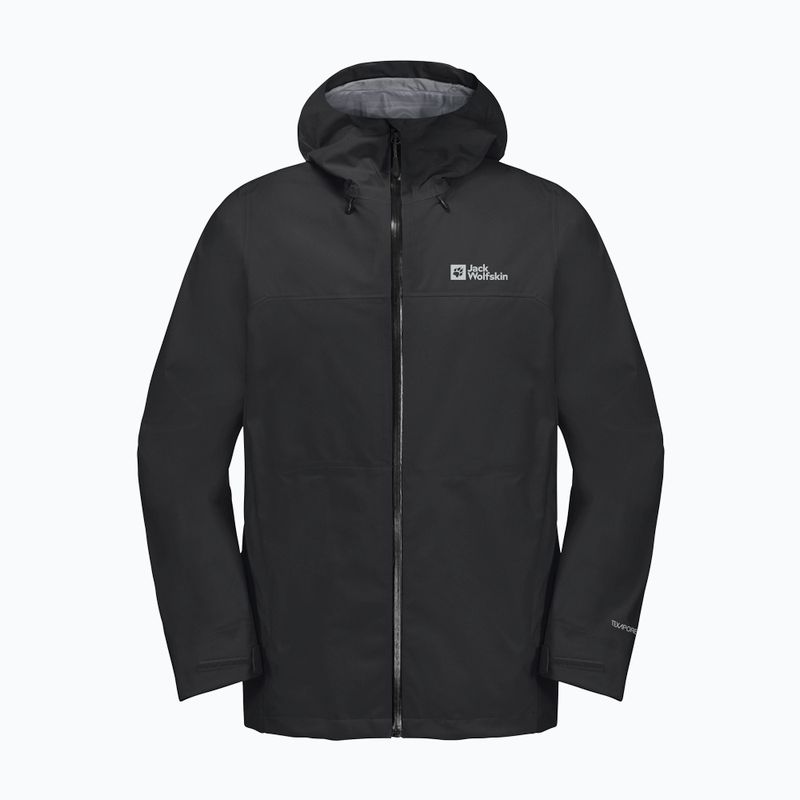 Regenjacke Herren Jack Wolfskin Highest Peak 3L black 11