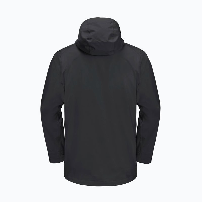 Regenjacke Herren Jack Wolfskin Highest Peak 3L black 13
