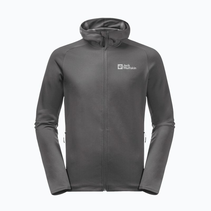 Herren Jack Wolfskin Baiselberg Hooded Fz Fleece-Sweatshirt 5