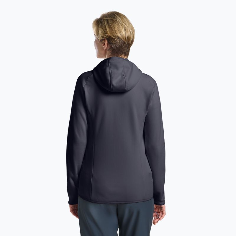 Hoodie Damen Jack Wolfskin Baiselberg Hooded FZ graphite 3