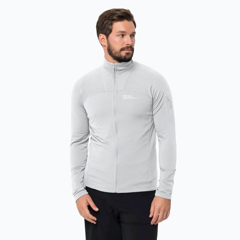 Jack Wolfskin Herren-Trekkingjacke Prelight FZ cool grey