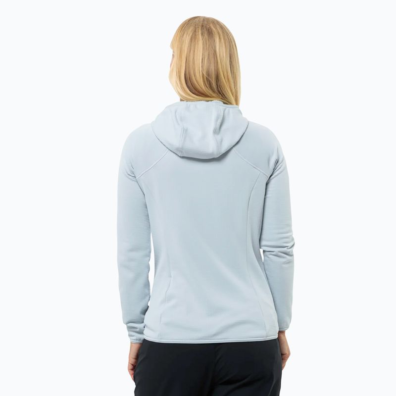 Jack Wolfskin Damen Fleecejacke Kolbenberg Hooded Fz soft blau 2