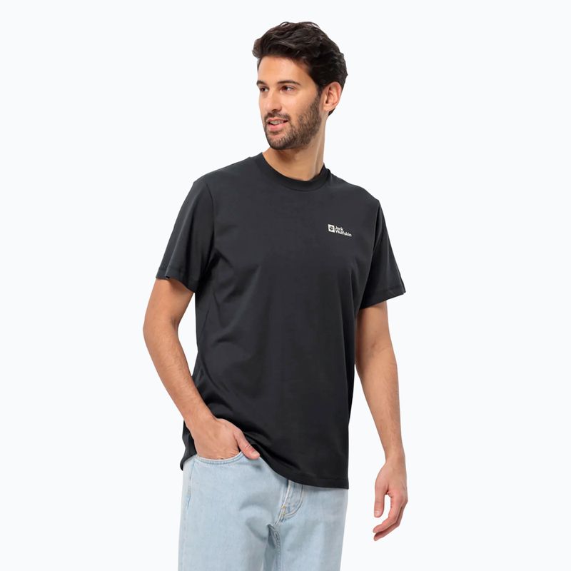 Jack Wolfskin Herren-T-Shirt Essential schwarz