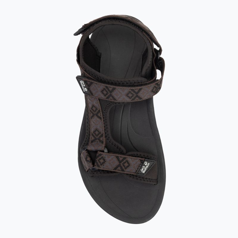Jack Wolfskin Damen Sandalen Wave Breaker schwarz 5