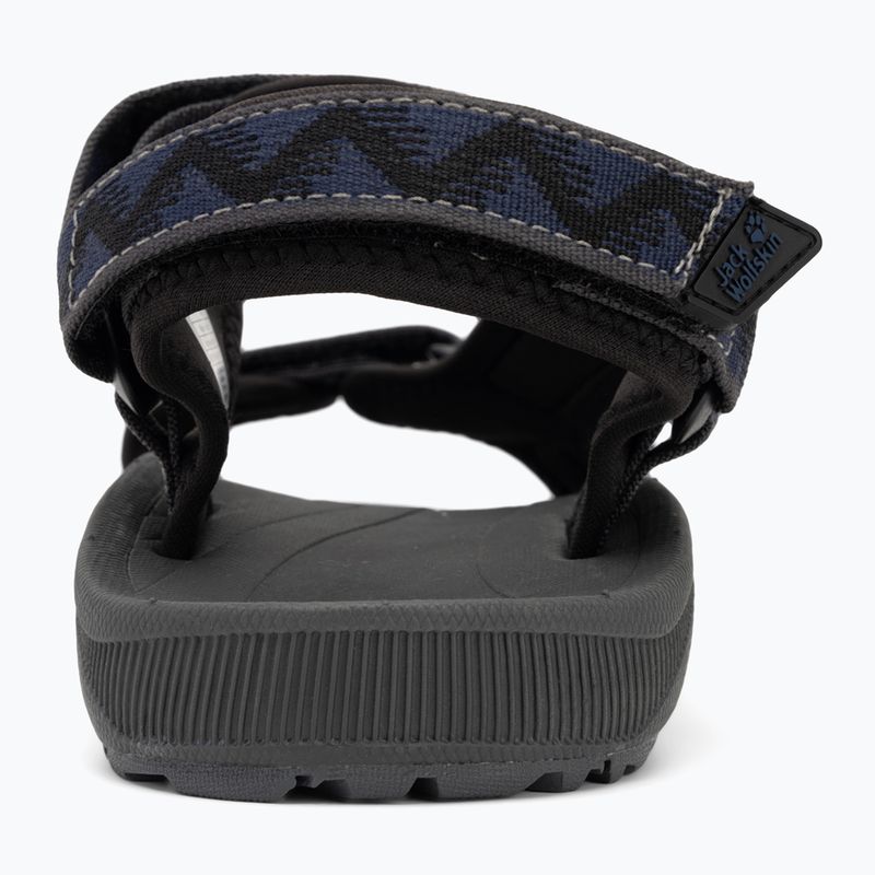 Jack Wolfskin Herren Sandalen Wave Breaker schwarz mitternachtsblau 6