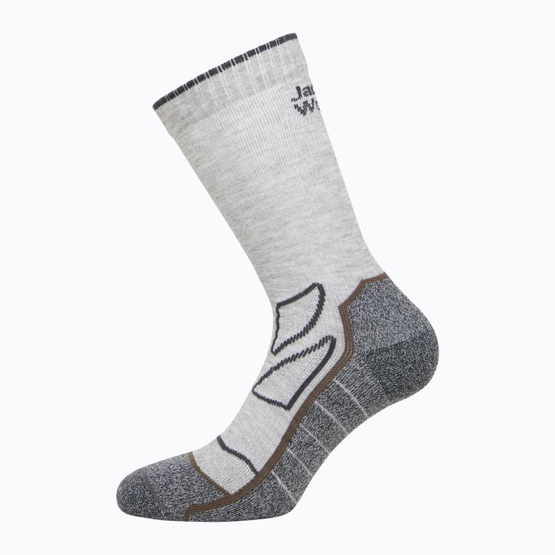 Jack Wolfskin Vojo Socke Cl C hellgrau Trekkingsocken