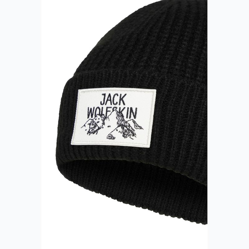 Jack Wolfskin Badge Wintermütze schwarz 2