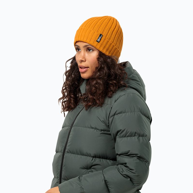 Jack Wolfskin Rib Knit Färberdistel Wintermütze 2