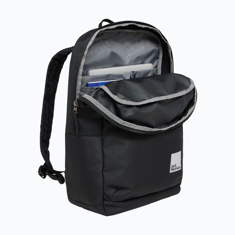Jack Wolfskin Taubenberg 20 l Urban Rucksack schwarz 6