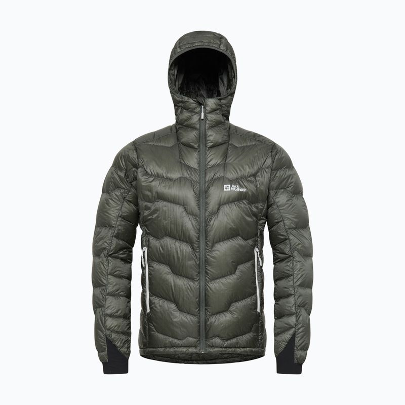 Daunenjacke Herren Jack Wolfskin Alpspitze Down Hoody slate green 7