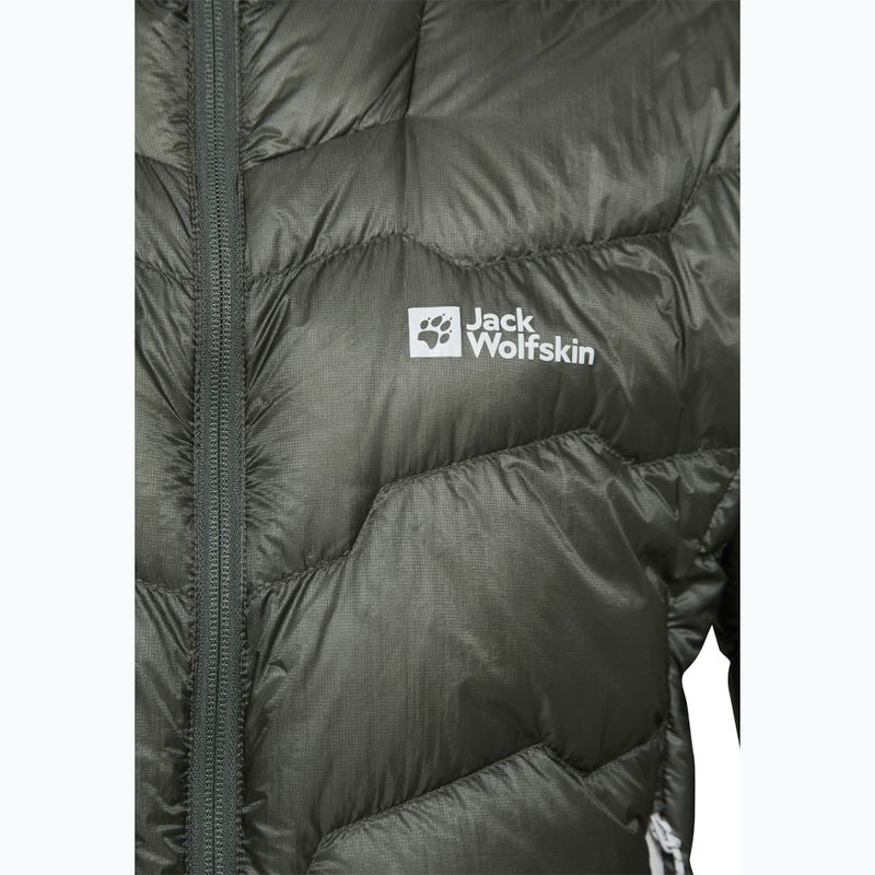 Daunenjacke Herren Jack Wolfskin Alpspitze Down Hoody slate green 9