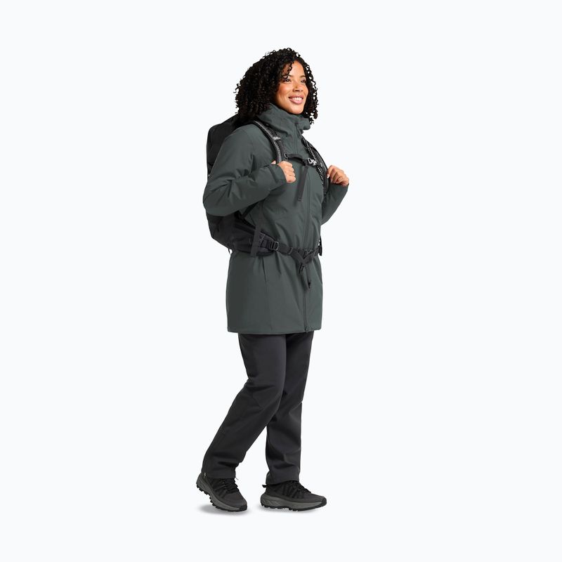 Regenjacke Damen Jack Wolfskin Heidelstein Ins slate green 2