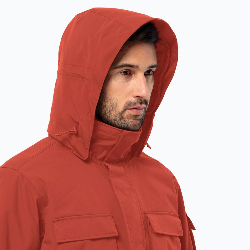 Jack Wolfskin Herren Daunenjacke Glacier Canyon Parka intensiv rost 3