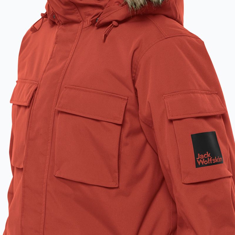 Jack Wolfskin Herren Daunenjacke Glacier Canyon Parka intensiv rost 5