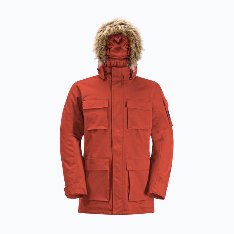 Jack Wolfskin Herren Daunenjacke Glacier Canyon Parka intensiv rost 8