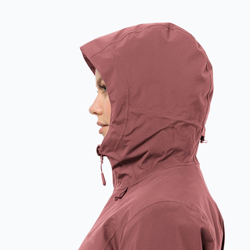 Jack Wolfskin Damen Winterjacke Heidelstein Ins rot ocker 4