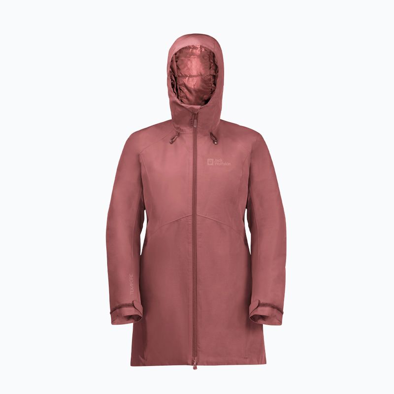 Jack Wolfskin Damen Winterjacke Heidelstein Ins rot ocker 8