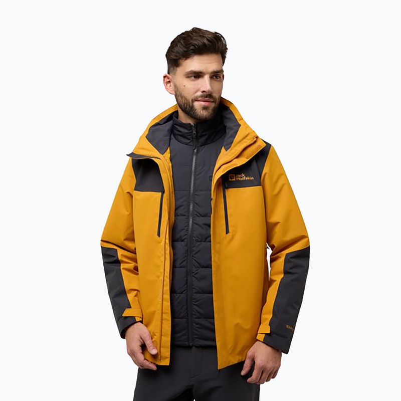 Jack Wolfskin Herren Jasper 3In1 Jacke Färberdistel 3