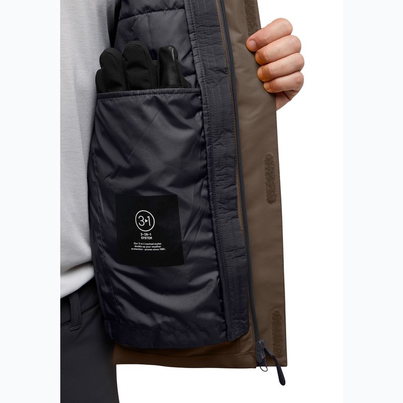 Jack Wolfskin Herren Jasper 3In1 Jacke kalter Kaffee 14