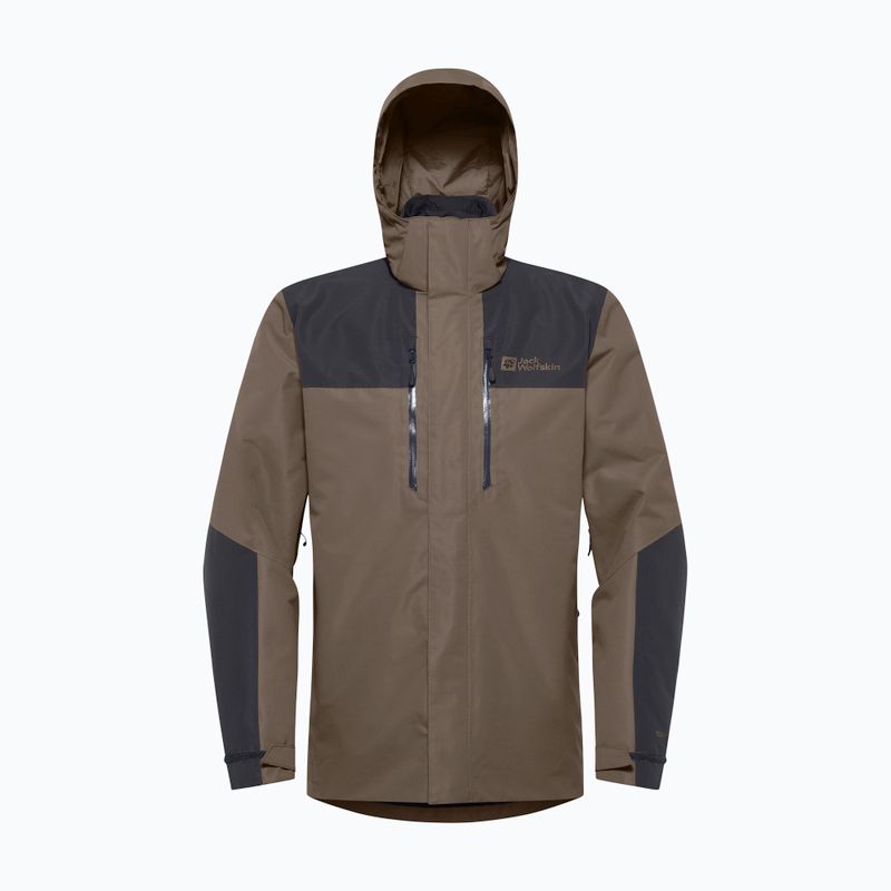 Jack Wolfskin Herren Jasper 3In1 Jacke kalter Kaffee 18