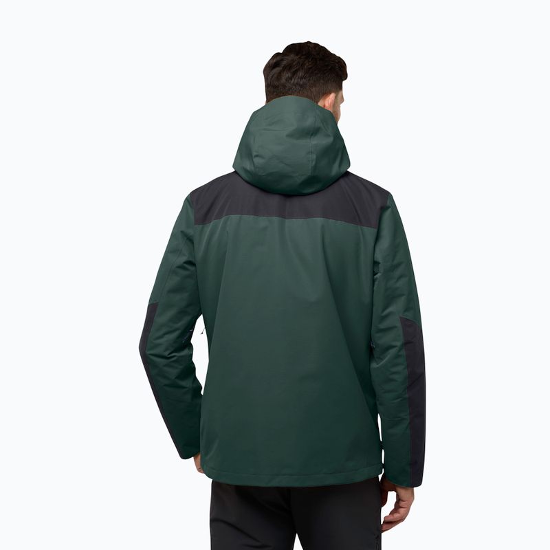 Jack Wolfskin Herren Jasper 3In1 Jacke schwarz oliv 3