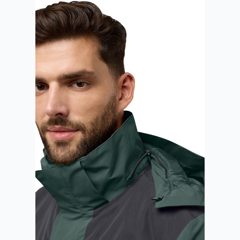 Jack Wolfskin Herren Jasper 3In1 Jacke schwarz oliv 6