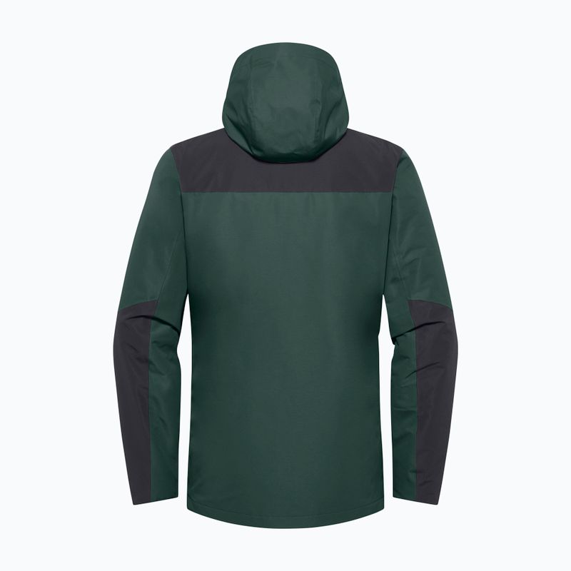 Jack Wolfskin Herren Jasper 3In1 Jacke schwarz oliv 19
