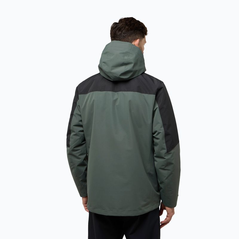 Jack Wolfskin Herren Romberg 3In1 Jacke schiefergrün 3