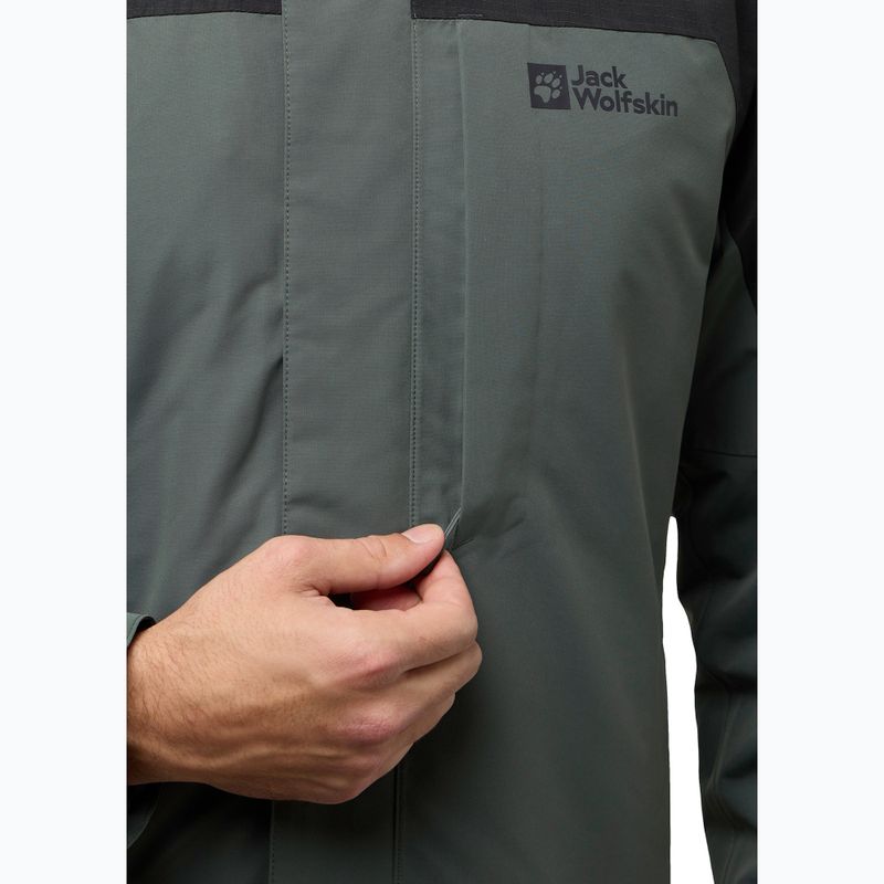 Jack Wolfskin Herren Romberg 3In1 Jacke schiefergrün 8