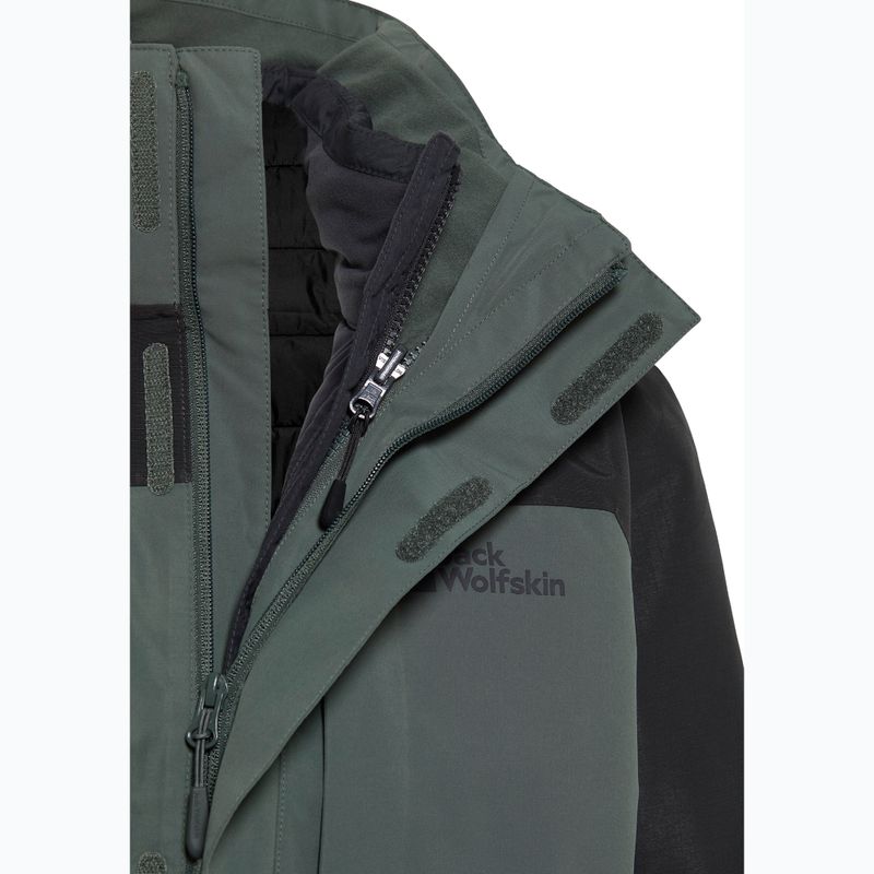 Jack Wolfskin Herren Romberg 3In1 Jacke schiefergrün 22