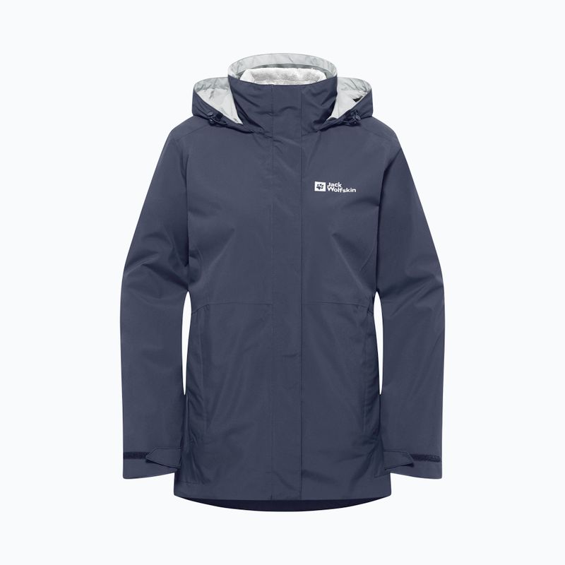 Jack Wolfskin Damen Rotwand 3In1 Fleece-Sweatshirt graphit 11