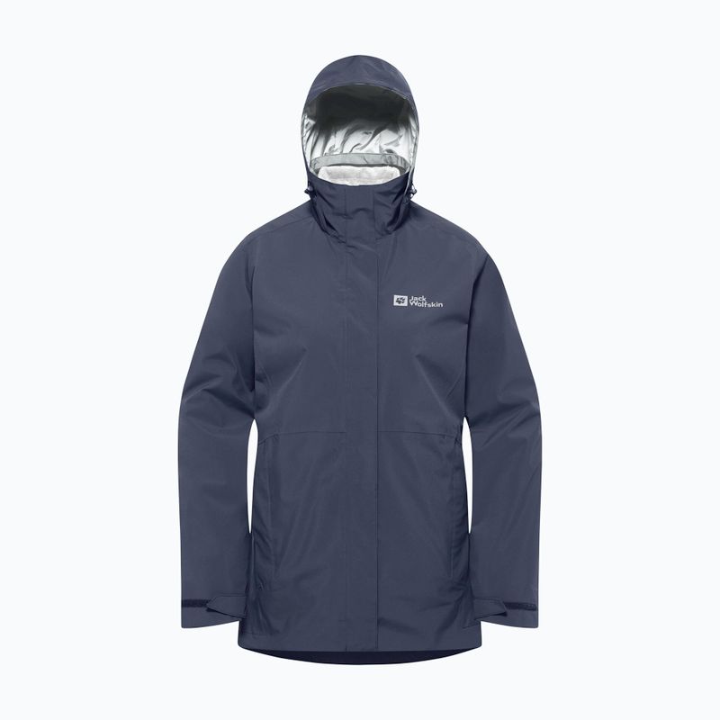 Jack Wolfskin Damen Rotwand 3In1 Fleece-Sweatshirt graphit 13