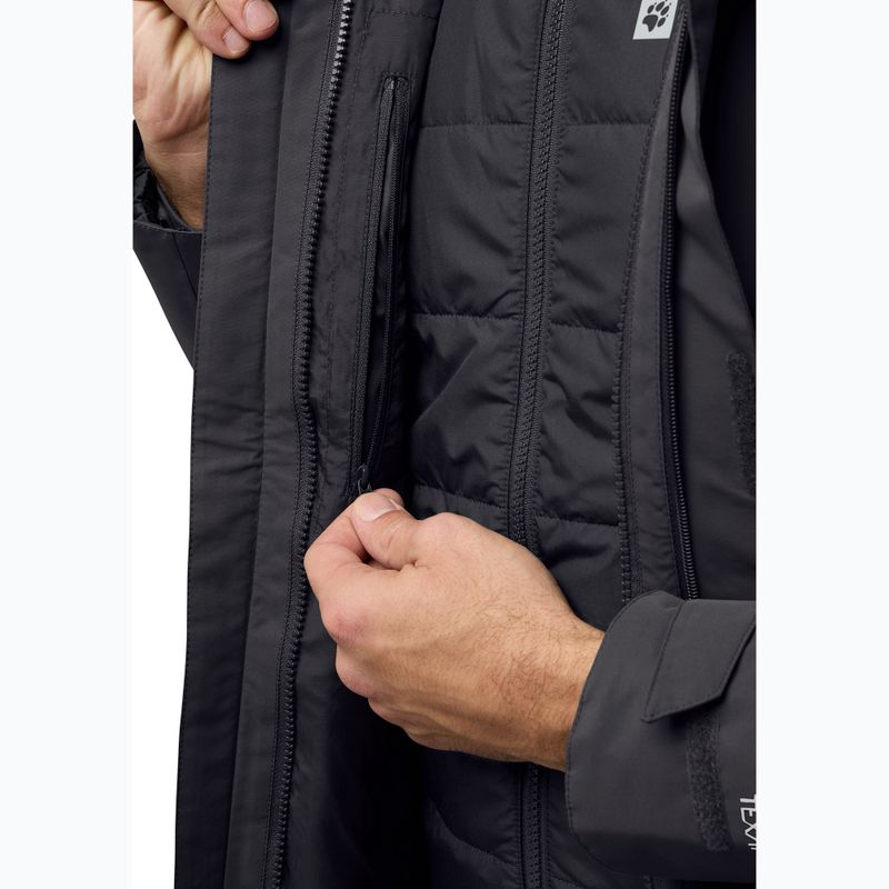 Herren 3-in-1 Jack Wolfskin Romberg 3In1 Phantom Jacke 11