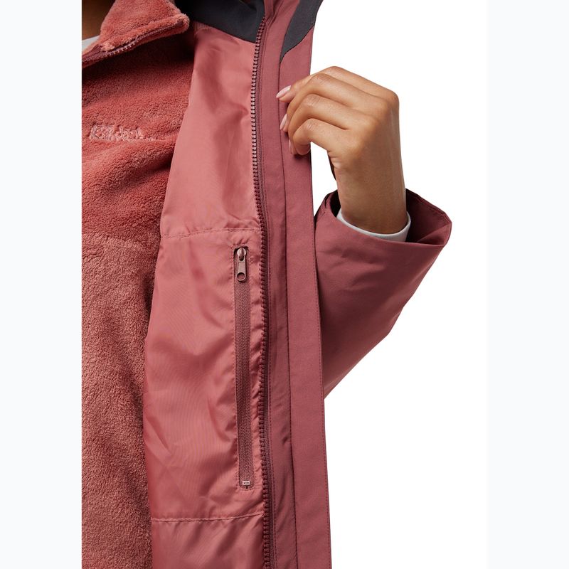 Jack Wolfskin Damen Rotwand 3In1 Fleece-Sweatshirt rot ocker 11
